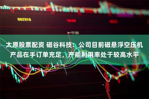 太原股票配资 磁谷科技：公司目前磁悬浮空压机产品在手订单充足，产能利用率处于较高水平